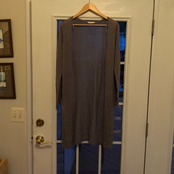 Women’s promod light gray soft spun cardigan. - Picture 5 of 5